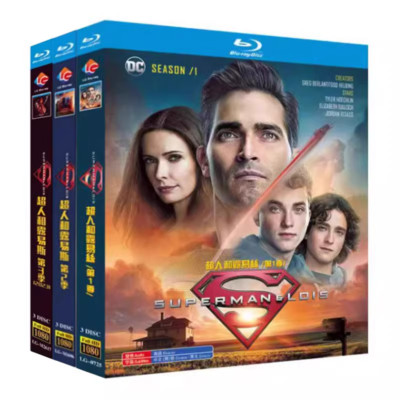Superman & Lois Season 1-3 TV Series 9 Disc All Regin Blu-ray Boxed BD
