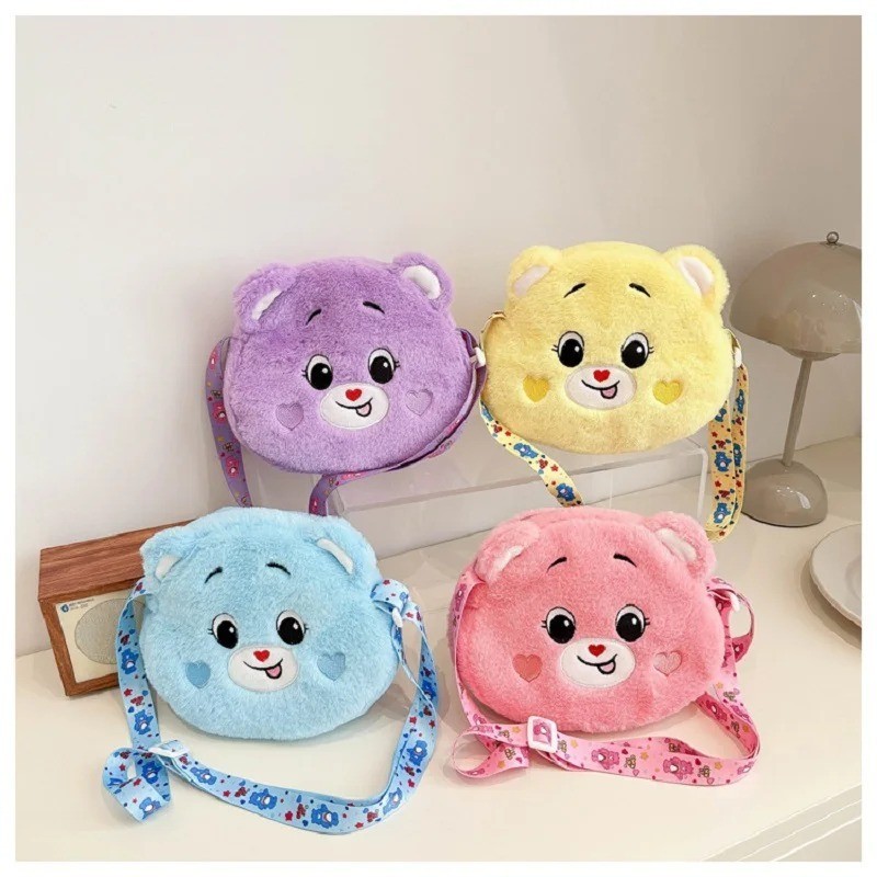 Disney Kinder Mädchen Schultertasche Bär Kind Tasche Cartoon Rosa Schultasche