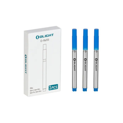 Olight Open 2 O-Refill  pack for Open 2 Open Pro Open Mini Ink Refill Blue