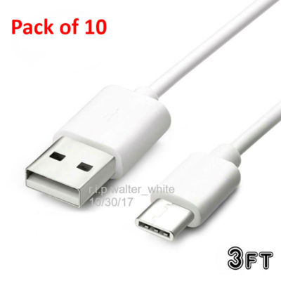 10x Type C to USB-A Fast Charge Cable Cord Charging Quick Charger Bulk Wholesale