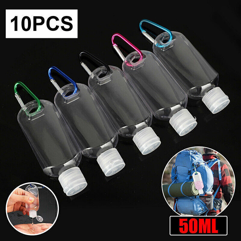 With Key Ring Refillable Sanitizer Travel Small Container