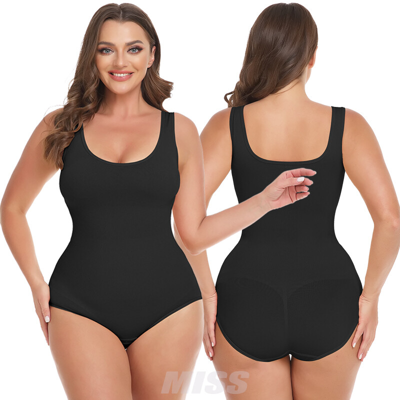 Womens Bodysuit Tummy Control Full Body Shaper Waist Trainer Slimming Tank Top 