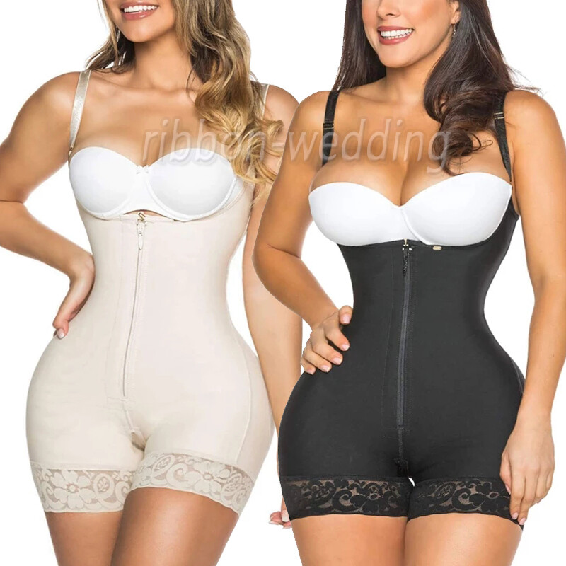 Fajas Colombianas Body Shaper Reductoras Levanta Cola Post Surgery Girdle Corset