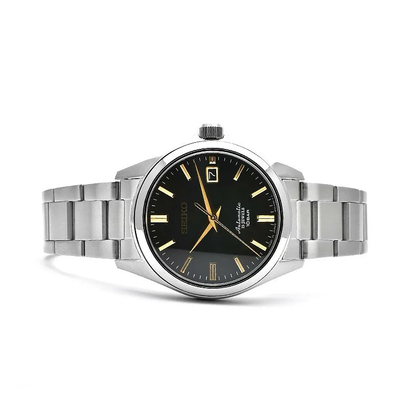 Pre-owned Seiko Szsb014 Mechanical Classic Line Automatic Men's Watch Black Gold Japan