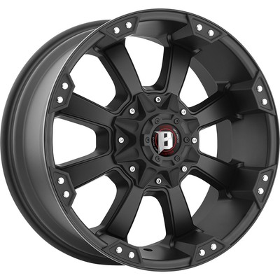 18x9 Black Ballistic Morax 845 5x150 12 Wheels Nitto Trail Grappler LT29570R18