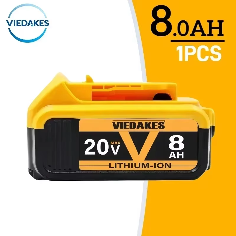 20v 10AH 8AH 12AH, For Dewalt 20V rechargeable tool battery DCB200 DCB201 DCB206