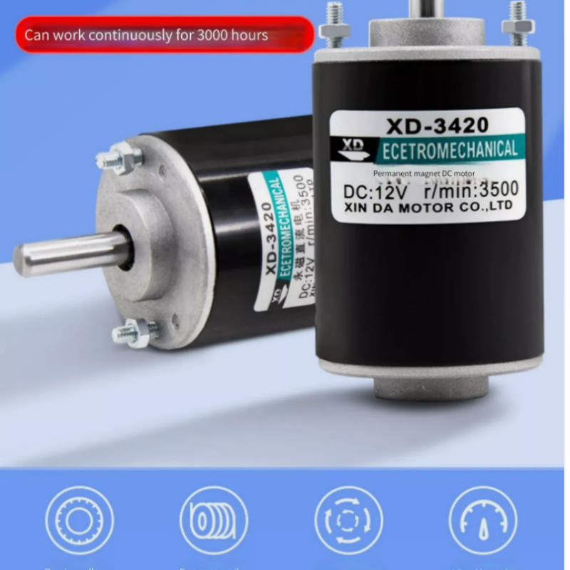 30w Elektromotor Generator Dc 12v 3500rpm Permanent Magnet Gleichstrommotor