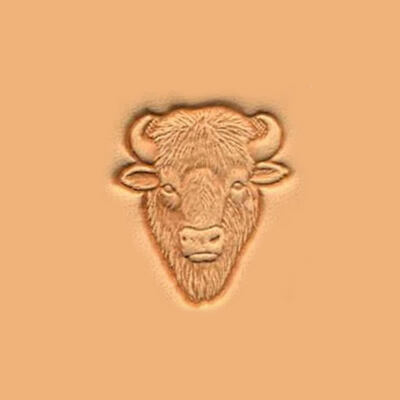 Leder 3D Stempel Büffelkopf, Tandy Leather, 88458-00