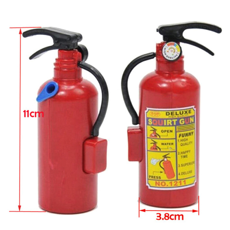 Joke creative toy mini fire extinguisher style squirt water gun~EN