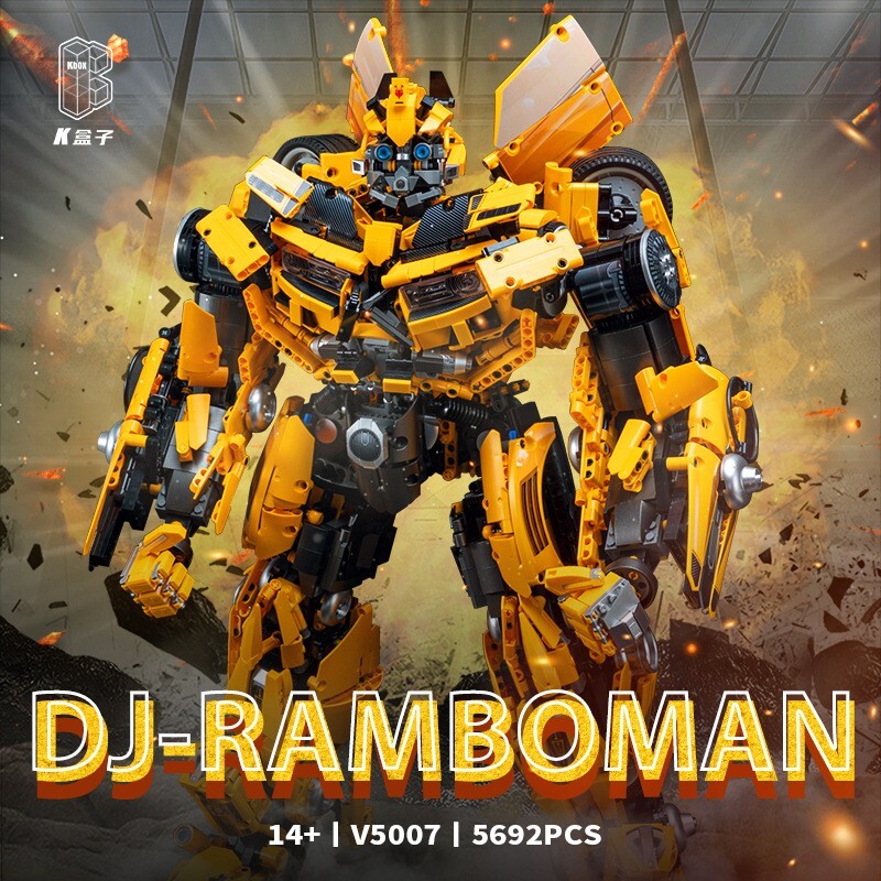 Building Blocks K-Box V5007 transformation DJ-Rambo Man