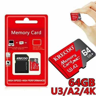 Red 256GB 1TB Ultra Micro SDHC UHS-I Memory SD Card TF Cards Memory Card Lot