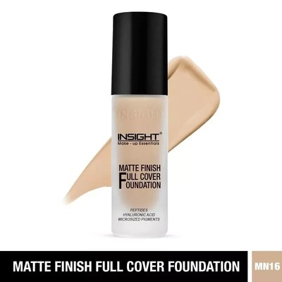 Insight Cosmetics Matte Finish Full Cover Foundation MN16 (30ml)