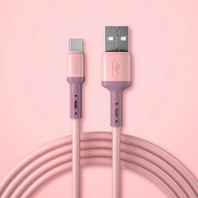 Liquid Silicone USB-C Type-C Fast Charging Data SYNC Charger Cable Cord 3FT/6FT