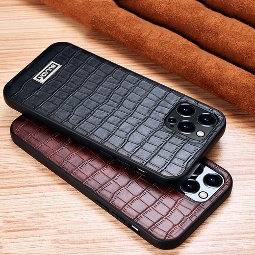 For iPhone 12 Pro Max 11 XR Business Luxury Leather Protective Phone