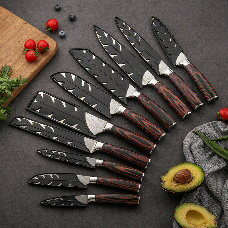 Kitchen Knife Set Stainless Steel Forged Ultra Sharp Professional Chef Knives