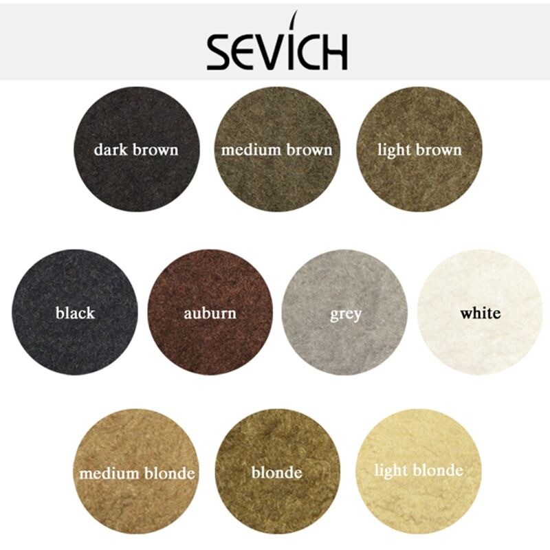 Sevich Hair Building Fiber Powder Thickening Fibers Hair Loss Treatment 100g US