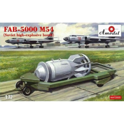 Amodel NA72005 Plastic model kit 1:72 FAB-5000 M54 (Soviet high-explosive bomb)