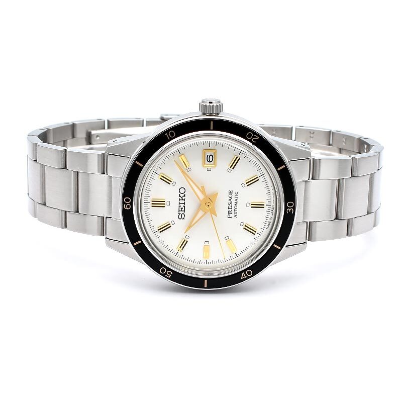 Pre-owned Seiko Presage Sary193 Mechanical Automatic Vintage Style 60's Watch Men's