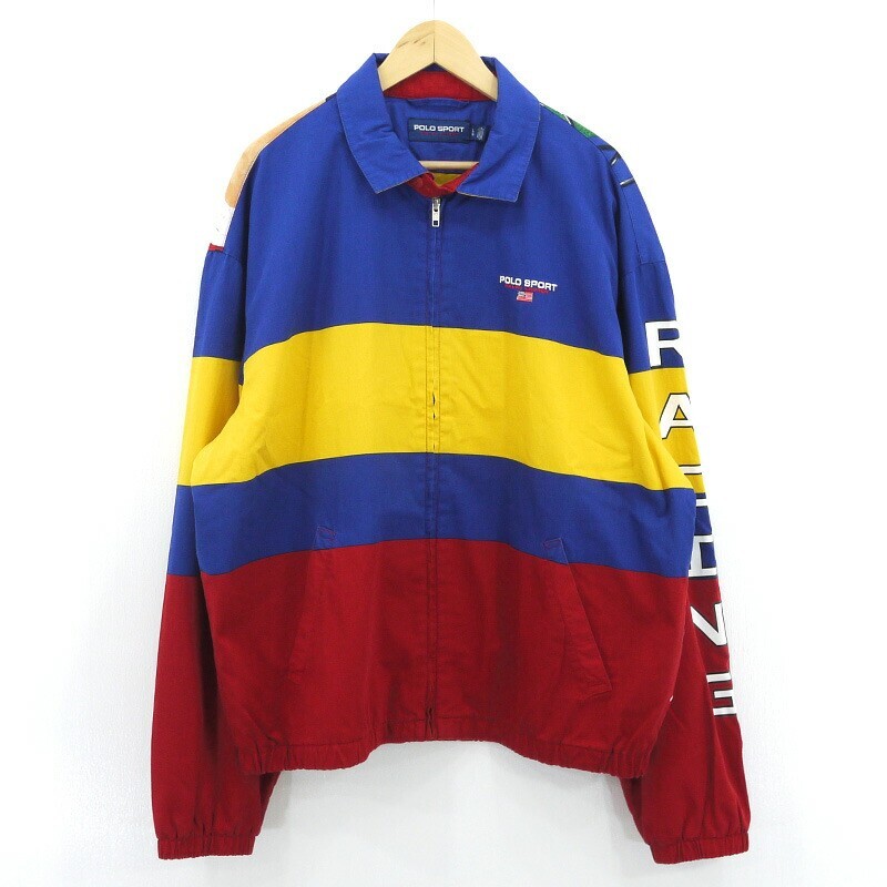 Used Polo Sport Ralph Lauren Cycle-Print Jacket Cycle Print