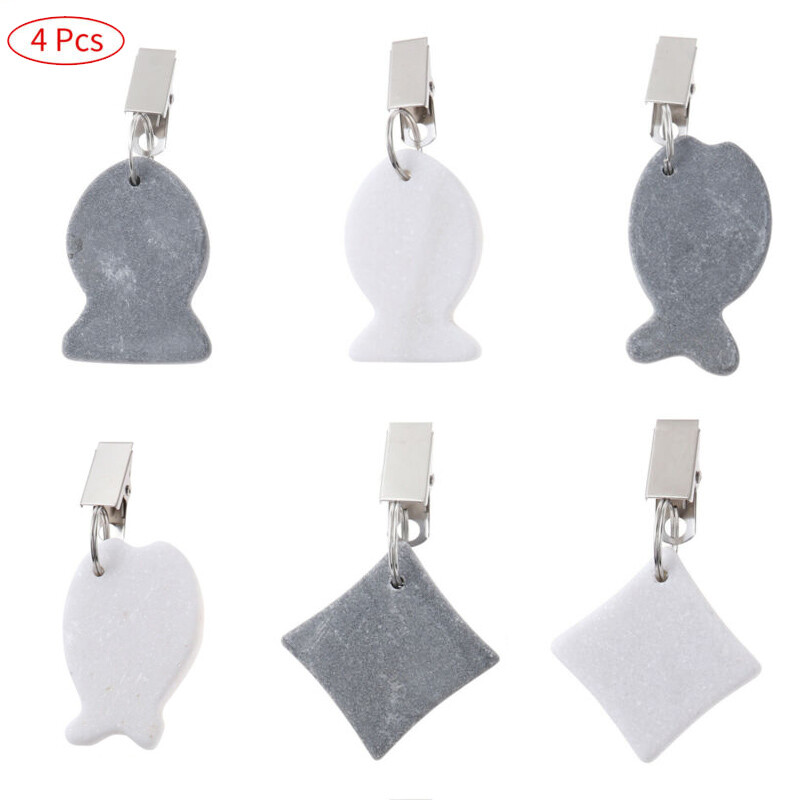 S Picnic_tablecloth Weights Clips Hangers Stone Pendant