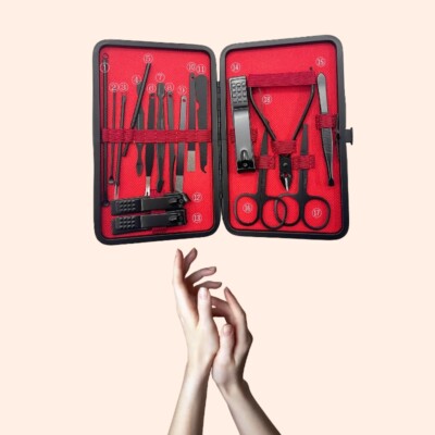 Multi-function Complete set Repairing Forceps Nail Care Tools 18 Pieces