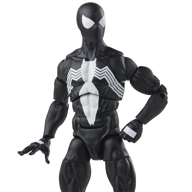 Figure Toy Spider-Man Marvel Legends Retro Series 6 Inch Symbiote Black Suit New