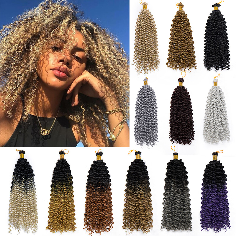 Curly Deep Marley Bob Hair Extensions Kinky Afro Crochet Bobble