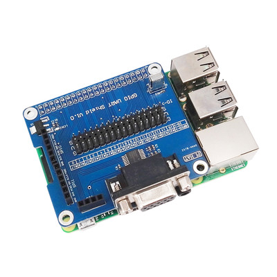 UART  GPIO Expansion Board Module Raspberry Pi 3B/2B/B + 40 Pin/2SPI/1I2C/RS232