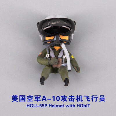 Christmas Gift USA A10 Pilot with HGU-55P HObIT Cute Version 3D Printed Models