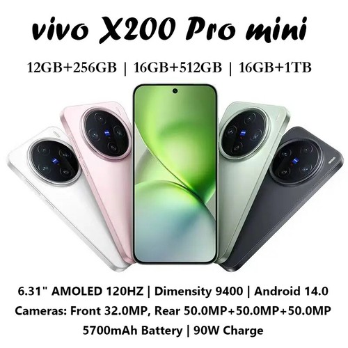 スマートフォン本体 Vivo X200 Pro mini Black 16GB 512GB vivo X200 Mini