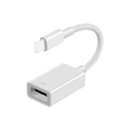 For iPhone to dual USB 3.0 Camera OTG Adapter with Charging Port for iPad