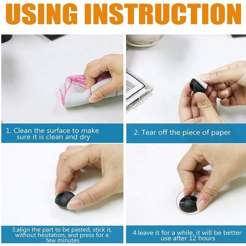 26 Pcs Cable Clip Grip Desk Wall Organizer Wire Cord Type USB Charger Holder US