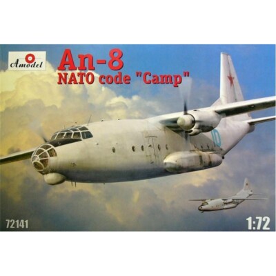 Amodel 72141-01 Scale model airplane kit 1:72 Antonov An-8 - modelling kit