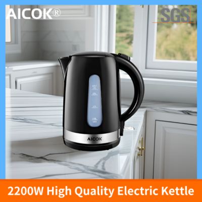 1.7L Fast Electric Kettle Auto Shut Off Water Boiler Safe ABS Stainless Steel