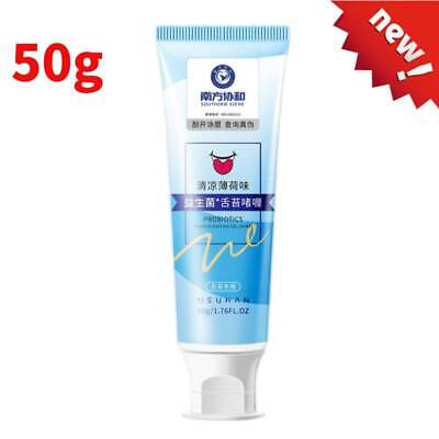 Fruit Tongue Coating Cleaning Gel Scraping Artifact Fresh Breath Remove,50g,Blue