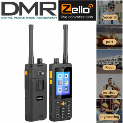 DMR 4G Android Rugged Smartphone PTT 2-way Walkie Talkie Digital Radio Mobile P5