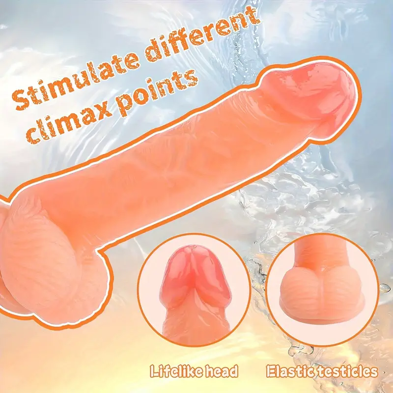 Dildo Suction Cup Anal Vagina Sex Toy For Women FULTRA Realistic Waterproof Gift