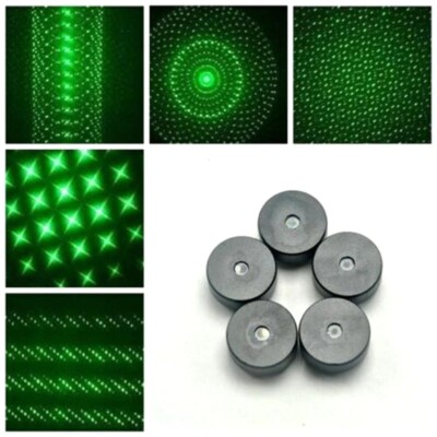 5 Star Caps Grating Lens for GD-303 Type LED Torch Flashlight Pointer