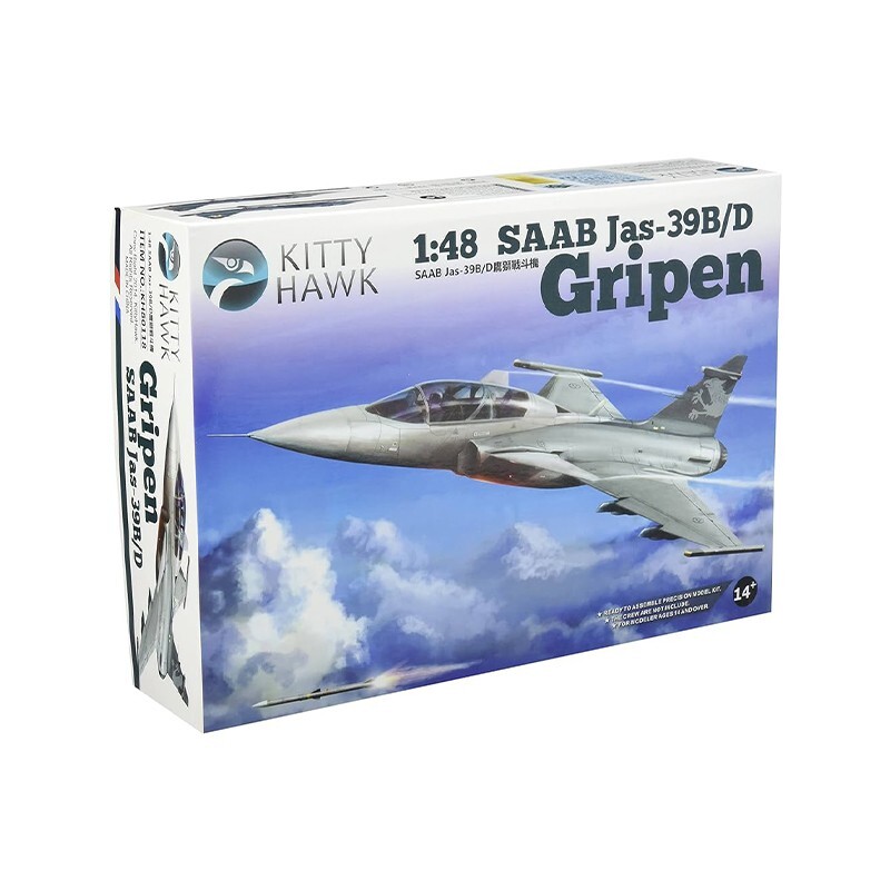 Kitty Hawk KH80118 1/48 SAAB JAS-39B/D Gripen | eBay
