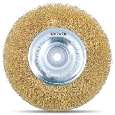 Circular Wire Wheel Brush HEAVY DUTY INDUSTRIAL GRADE 6quot x 58 Inch Arbor Hole 