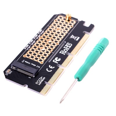 for M.2 to PCIe NVMe SSD Adapter Card to PCI for Express x16 Slot for