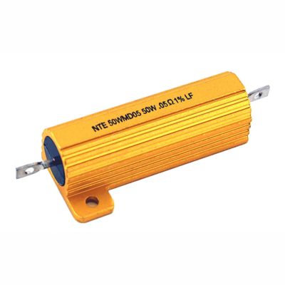 NTE Electronics 25WD33 RESISTOR 25 WATT CERMET WIREWOUND FLAMEPROOF .33 OHM