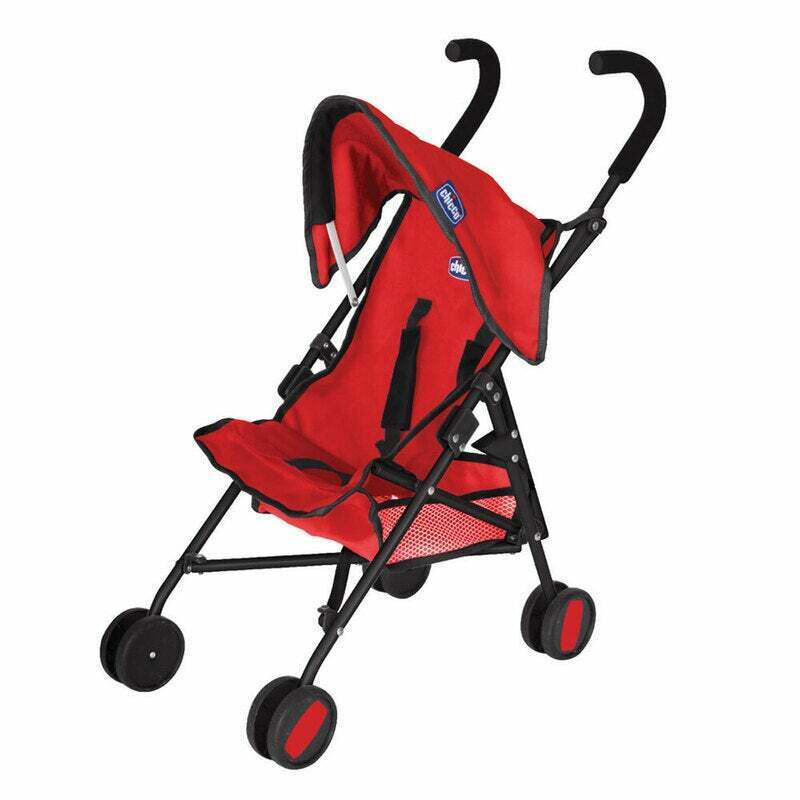 CHICCO JUNIOR ECHO DOLL STROLLER 3+ YEARS PRETEND PLAY TOY RED COLOUR