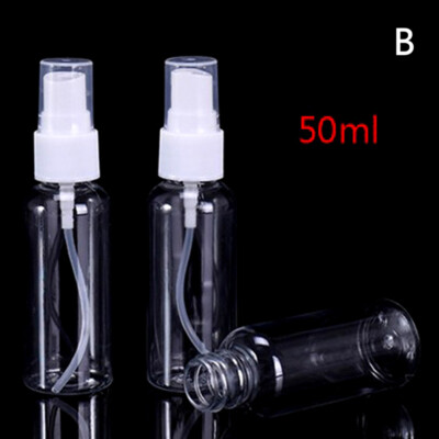 30/50/100ml Clear Empty Spray Bottle Travel Transparent Plastic Perfume Ato*D#