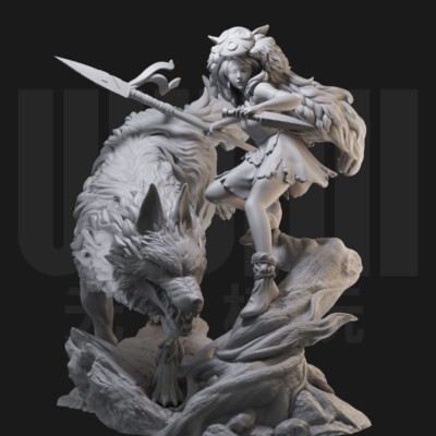 ブースカ450　MONONOKE DARK SPARKLE Ver. OPM STUDIO – HAYAO MIYAZAKI SERIES: 4. PRINCESS MONONOKE [IN