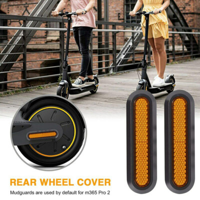2Pcs Scooter Rear Wheel Cover Reflector Reflective Strip for Xiaomi M365/PRO2/1S