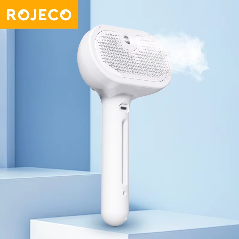 ROJECO Pet Spray Hair Comb Professional Electric Hair Straightener Comb Brush Fo