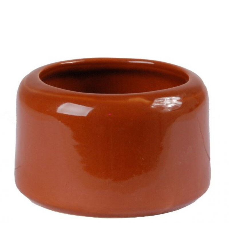 Heavy Ceramic Food and Water Cups - Pet Bowls for Birds, Small Animals (3 Sizes)