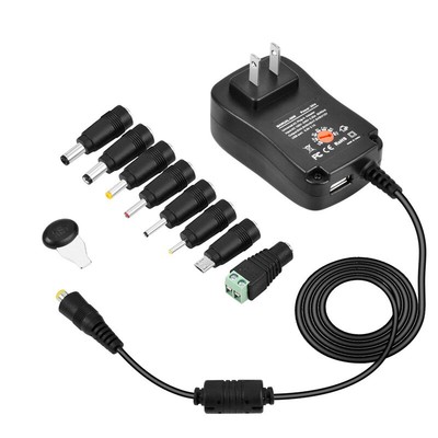 30W Multi-Function Adjustable Power Adapter For Switching Power Supply Monitorin