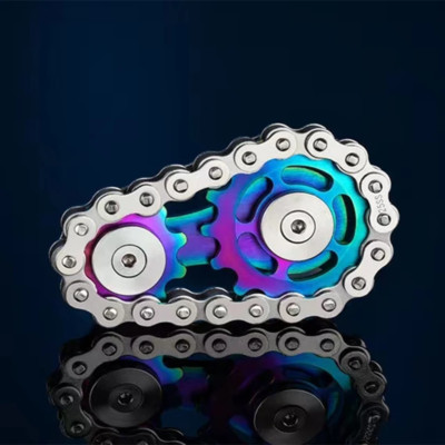 Metal Hand Spinner Chain Gear Metal Fidget Spinner Adult Fidget Toys Focus ADHD
